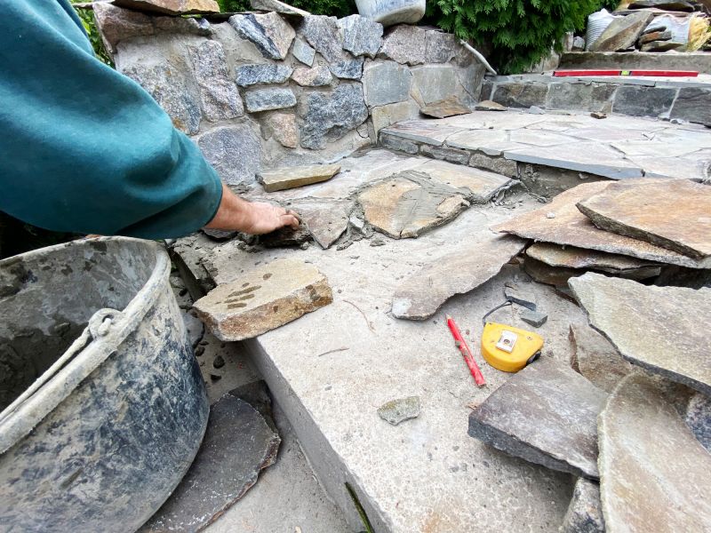 Flagstone Patio Repair